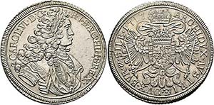 Karl VI. 1711-1740 - Taler 1717 Breslau Mm. ... 
