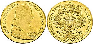 Maria Theresia 1740-1780 - Dukat (3,49g) ... 