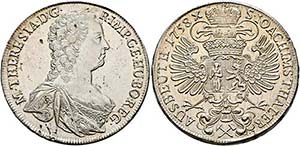 Maria Theresia 1740-1780 - Taler 1758 Prag ... 