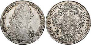 Josef II. 1765-1790 - Taler 1771 F/A.-S. ... 