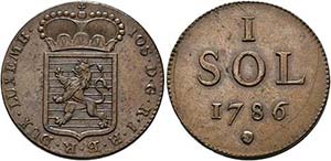 Josef II. 1765-1790 - Sol 1786 Brssel RV ... 