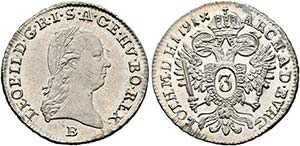 Leopold II. 1790-1792 - 3 Kreuzer (Groschen) ... 
