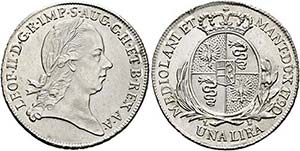 Leopold II. 1790-1792 - Lira 1790 L-B ... 