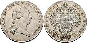Franz II. 1792-1806-(1835) - Taler 1794 A ... 