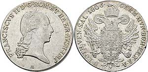 Franz II. 1792-1806-(1835) - Taler 1806 A ... 