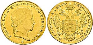 Ferdinand I. 1835-1848 - Dukat 1842 E ... 