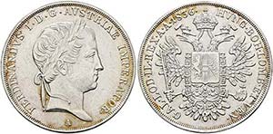 Ferdinand I. 1835-1848 - 1/2 Taler 1836 A ... 