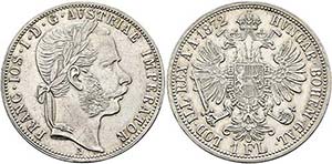 Franz Joseph 1848-1916 - Gulden 1872 A Wien ... 