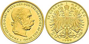 Franz Joseph 1848-1916 - 20 Kronen 1900 Wien ... 
