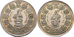 Sedisvakanz 1771-1772 - Silbermedaille ... 