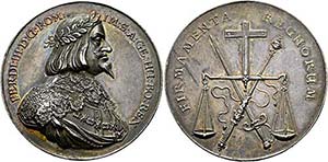 Ferdinand III. 1637-1657 - AR-Medaille ... 