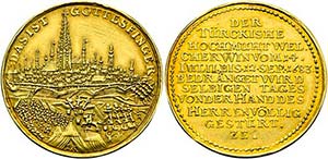 Leopold I. 1657-1705 - AU-Goldmedaille zu 3 ... 