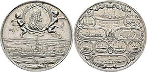 Leopold I. 1657-1705 - AR-Medaille ... 
