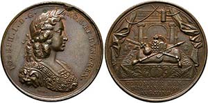 Joseph I. 1705-1711 - AE-Medaille (35mm) ... 