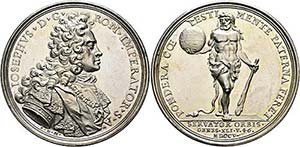 Joseph I. 1705-1711 - AR-Medaille (29,04g), ... 