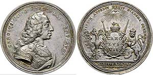 Karl VII. 1742-1745 - AR-Medaille (28,58g), ... 