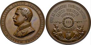 Franz Joseph 1848-1916 - AE-Medaille 1853 ... 