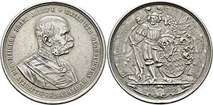 Troppau - AR-Medaille (23,11g), (37mm) 1893 ... 