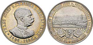 Villach - AR-Medaille (28,65g), (40mm) 1899 ... 