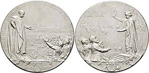 Wien - AR-Medaille (26,81g), (38mm) 1908 von ... 