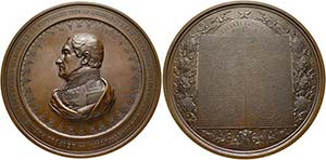 Leopold I. 1831-1865 - AE-Medaille (150mm) ... 