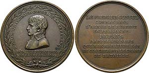 Napoleon I. 1804-1815 - AE-Medaille (50mm) ... 