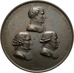 Napoleon I. 1804-1815 - AE-Medaille (68mm) ... 