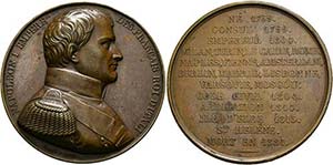 Napoleon I. 1804-1815 - AE-Medaille (52mm) ... 