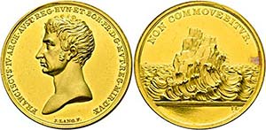 Franz IV. 1779-1846 - AU-Medaille im Gewicht ... 
