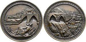 Gregor XVI. 1831-1846 - AE-Medaille (68mm) ... 