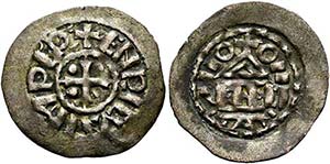 Enrico III. di Franconia 1039-1056 - Denar ... 