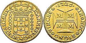 Joao V. 1706-1750 - 20000 Reis (53,62g) 1725 ... 