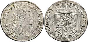 Friedrich III. 1688-1701 - 2/3 Taler 1693 ... 