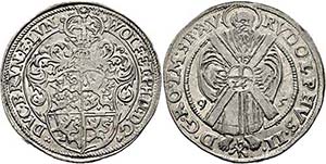 Wolfgang u. Philipp II. 1567-1595 - Taler zu ... 