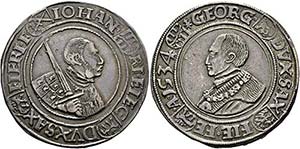 Johann Friedrich I. u. Georg 1534-1539 - ... 