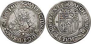 Moritz 1541/47-1553 - Taler 1549 Schneeberg ... 