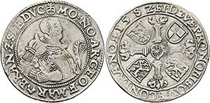 Georg Friedrich 1543-1603 - 1/2 Taler 1582 ... 
