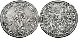 Philipp Adolf 1623-1631 - Taler o. J. mit ... 