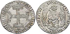 Ferdinand I. 1458-1494 - Coronato o. J. ... 