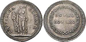 Repubblica Romana 1798-1799 - Scudo romano ... 