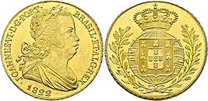Johann VI. 1816-1826 - Peca (6400 Reis) ... 