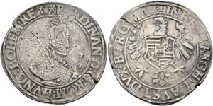 Ferdinand I. 1521-1564 - Taler o. J. Wien ... 