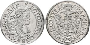 Leopold I. 1657-1705 - 3 Kreuzer (Groschen) ... 
