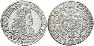 Leopold I. 1657-1705 - XV Kreuzer 1665 S-H ... 