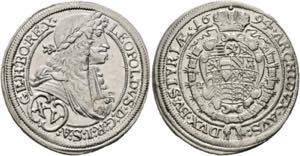 Leopold I. 1657-1705 - XV Kreuzer 1694 I-A ... 