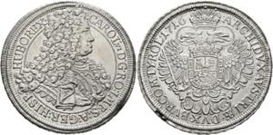 Karl VI. 1711-1740 - Taler 1716 Wien Mm. ... 