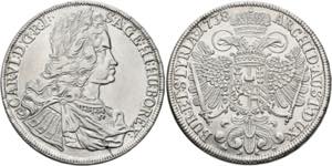 Karl VI. 1711-1740 - Taler 1738 Graz Mm. ... 