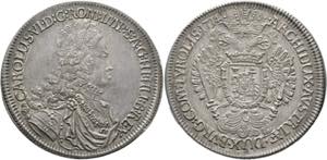 Karl VI. 1711-1740 - Taler 1714 Hall schöne ... 