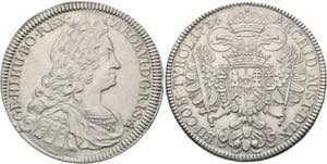 Karl VI. 1711-1740 - Taler 1736 Hall ... 