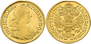 Maria Theresia 1740-1780 - Dukat (3,47g) ... 